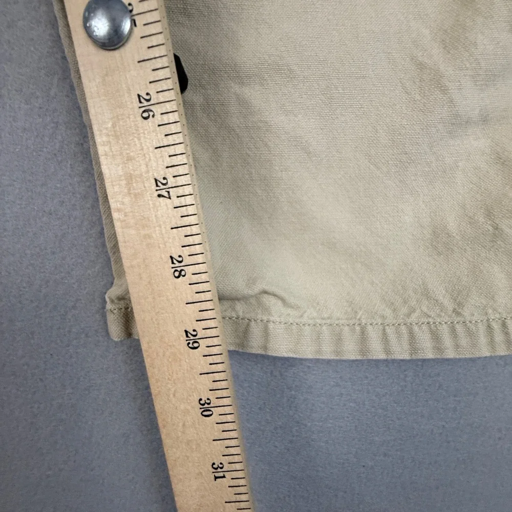 Patagonia Mens Organic Cotton Canvas Pants Khaki Tan Straight Leg Trousers 30x29